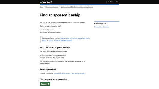 Find an Apprenticeship