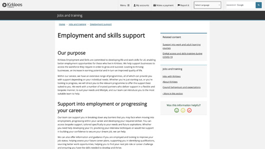 Kirklees Employment & Skill Support