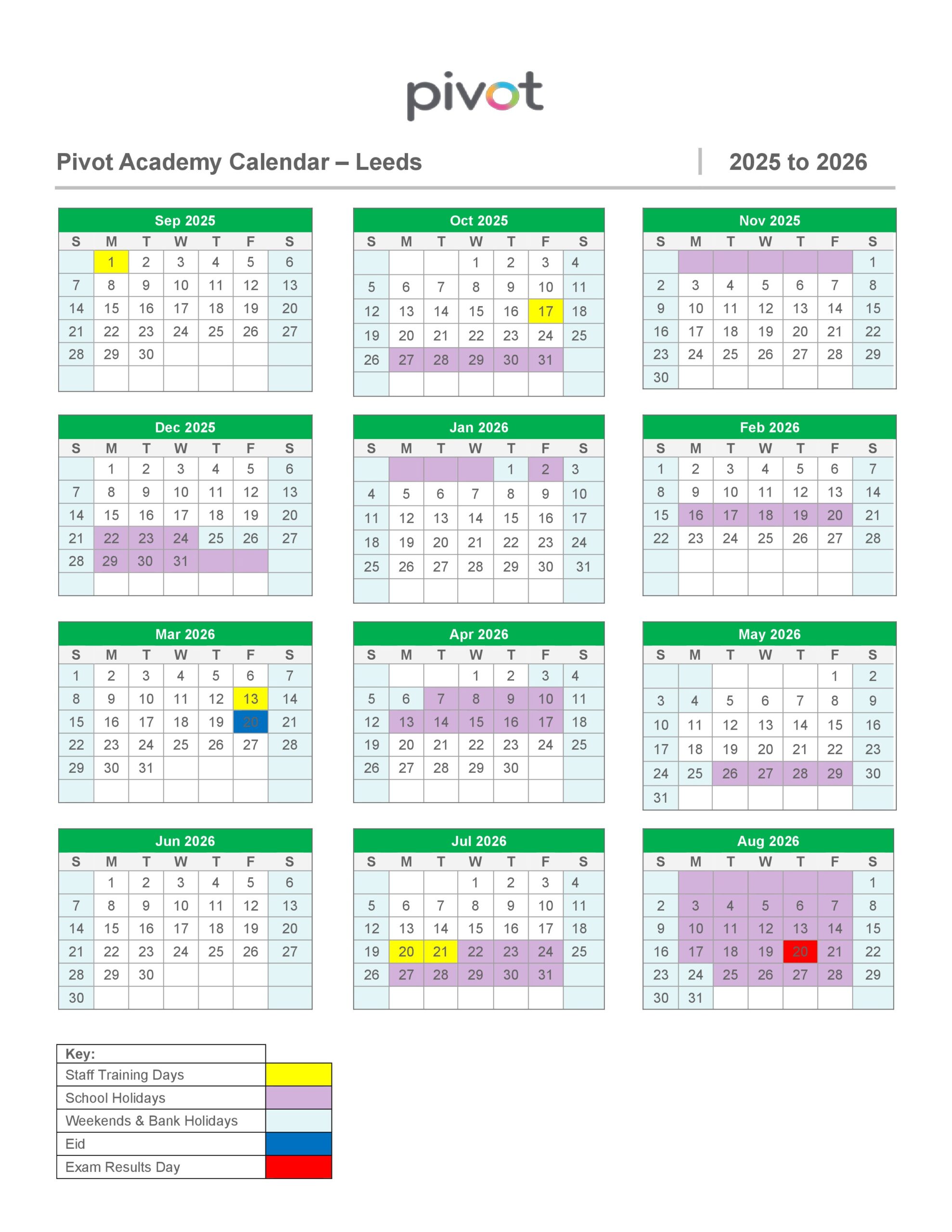 Kirkless Acadamies Term Dates