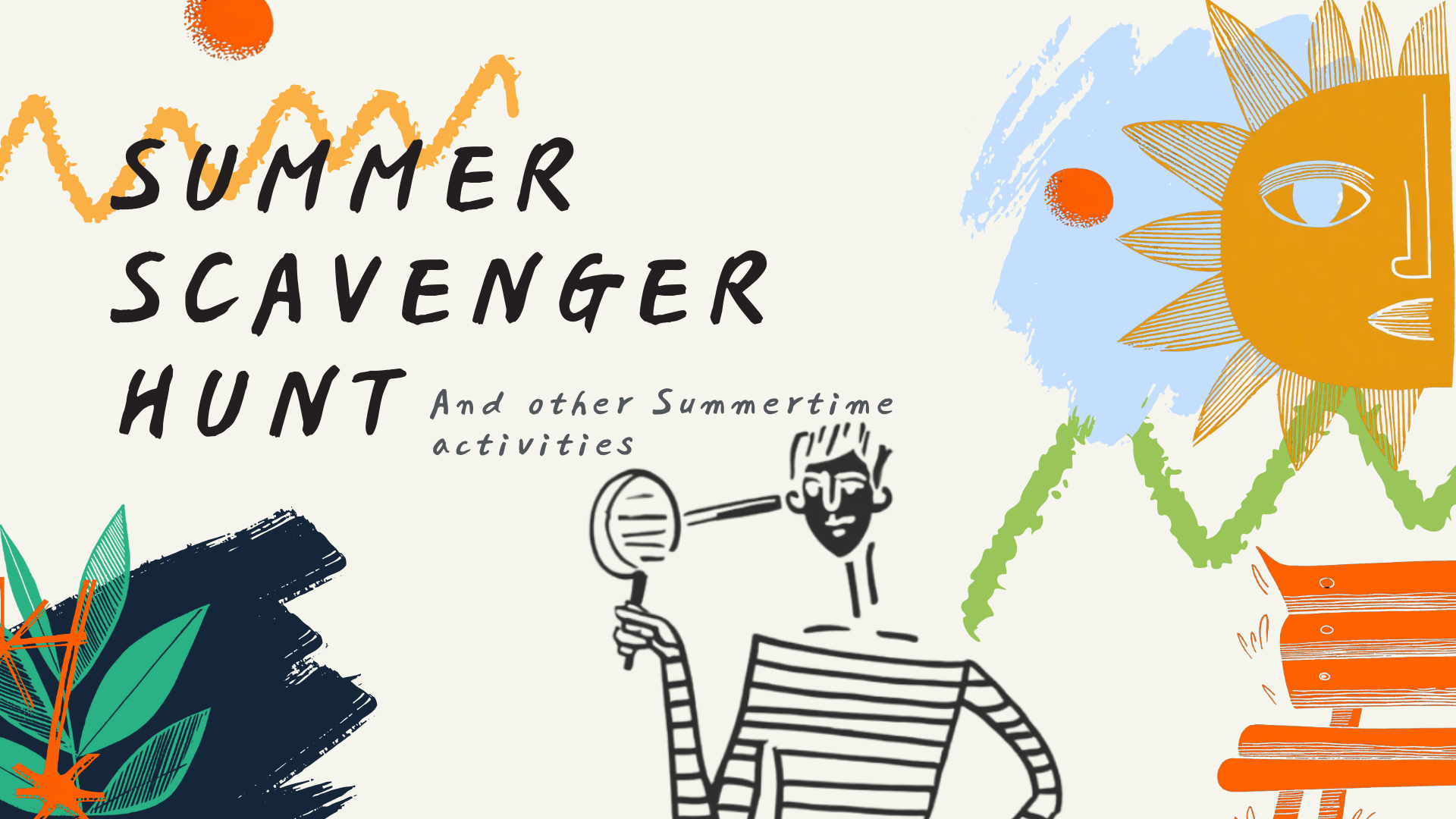 Free Summer Activities and Scavenger Hunt